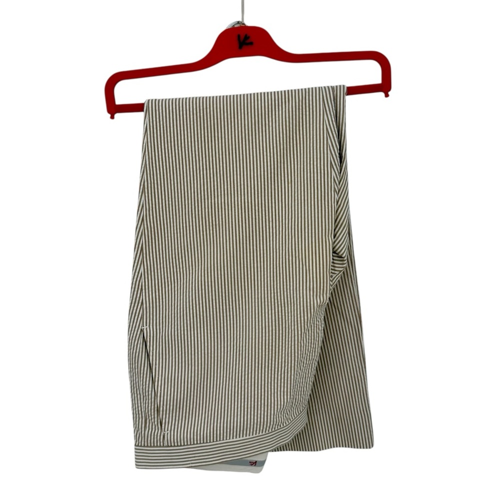 Isaia Cotton Seersucker Trouser